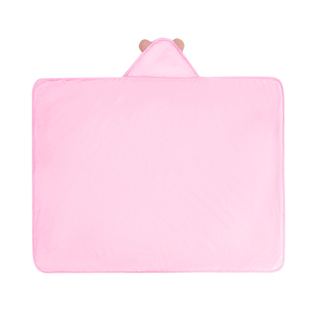 Personalized Ultra-soft Baby Hooded Blanket for Light Skin Tone Baby