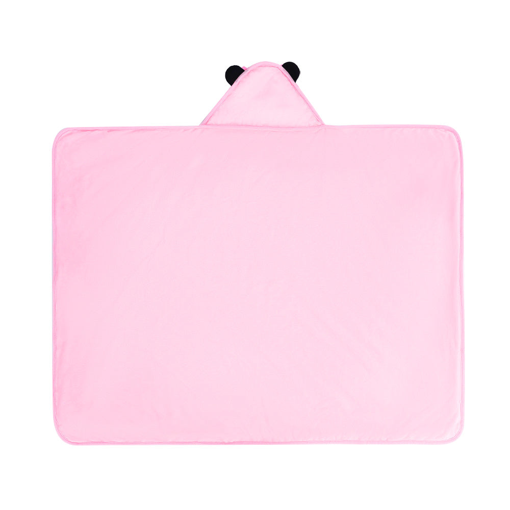 Personalized Ultra-soft Baby Hooded Blanket for Black Hair Baby