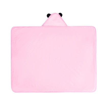 Personalized Ultra-soft Baby Hooded Blanket for Black Hair Baby