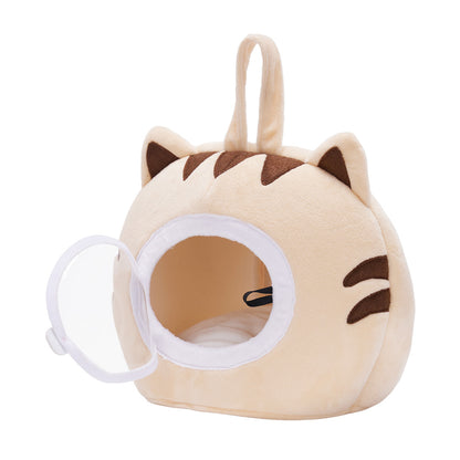 Personalized Plush Cat Nest Toy Set with 5 Stuffed Kittens