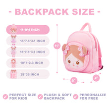 Load image into Gallery viewer, Personalized Nurse Girl Doll + Backpack
