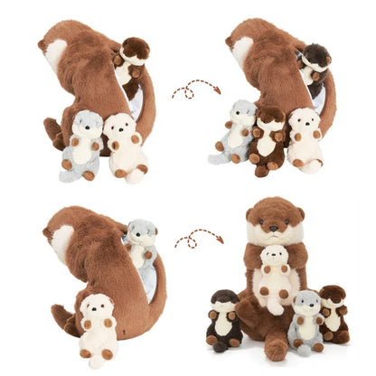 Plush Stuffed Animal Family Toy Set -  14 Themes