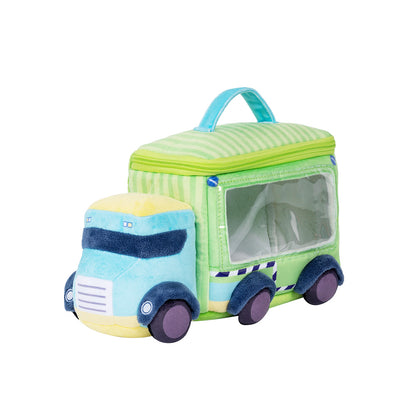 Personalized Baby's First Car Sensory Toy Plush Playset