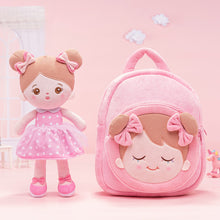 Load image into Gallery viewer, Personalized Sweet Pink Doll and Backpack