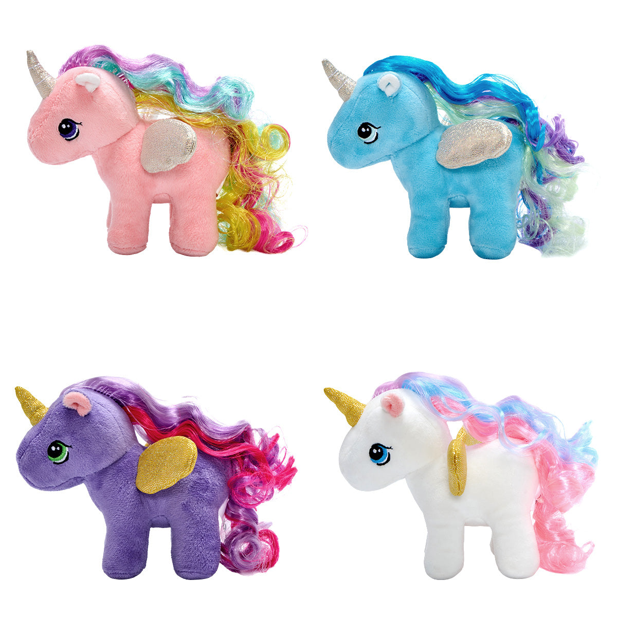 Unicorn Carousel Plush Toy Set