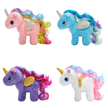 Unicorn Carousel Plush Toy Set