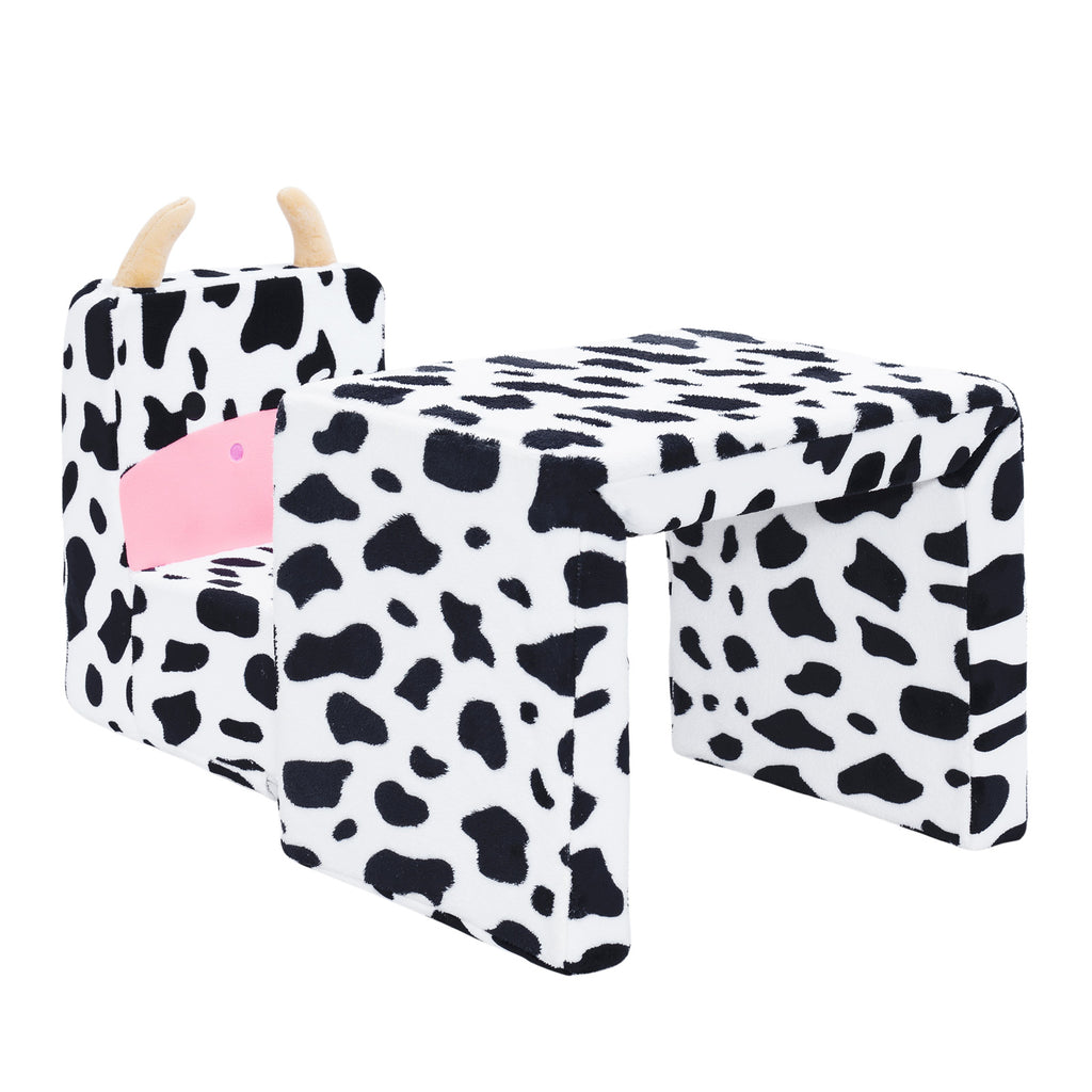 2 In 1 Cute Animal Cow Children Sofa