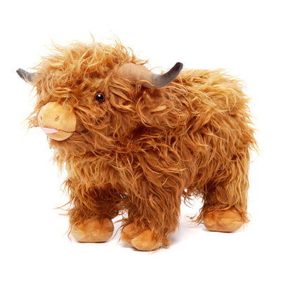Scottish Highland Cow Cattle Plush Stuffed Animal 39cm