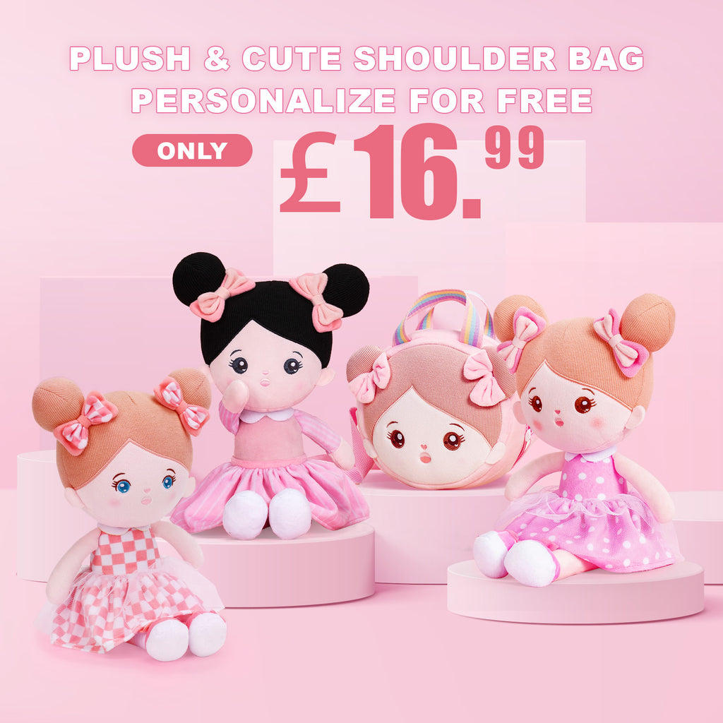 Personalized Shoulder Bag + Optional Plush Doll