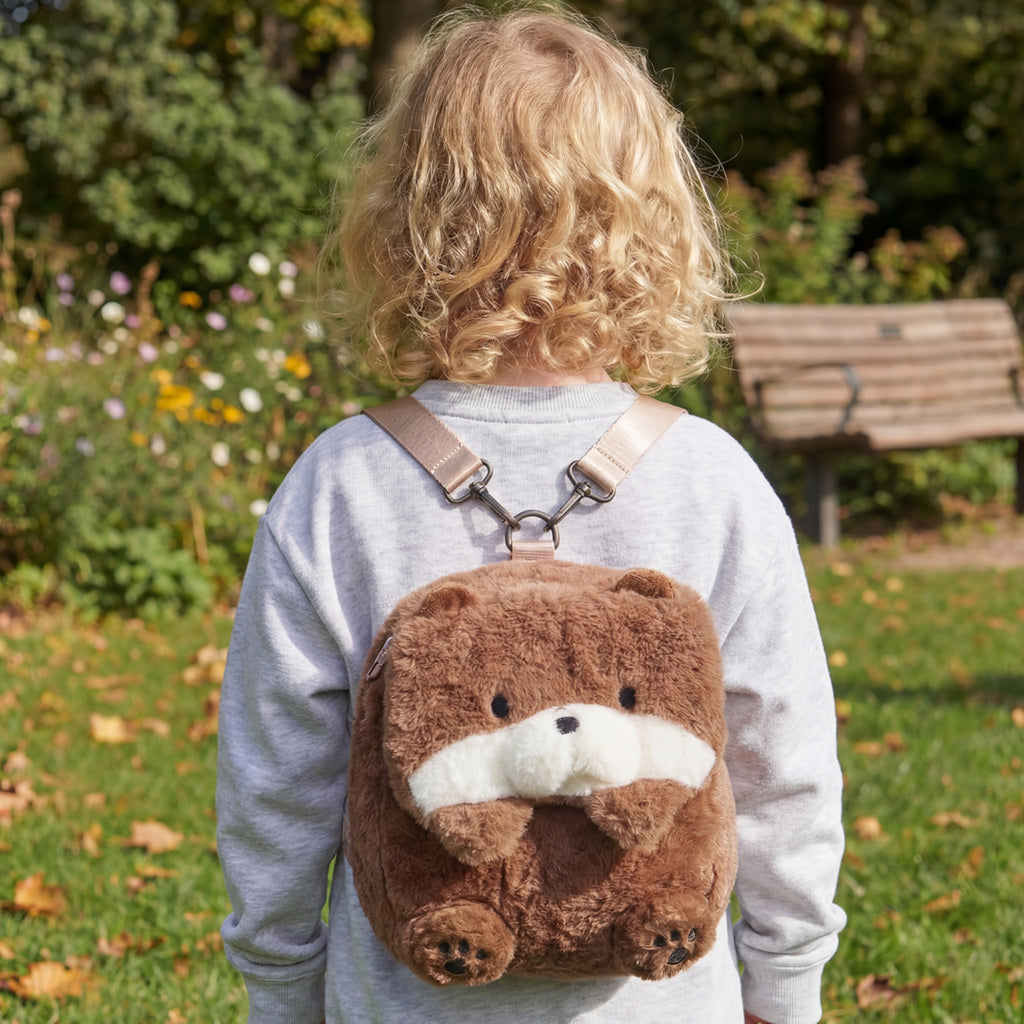Kawaii Sea Otter Soft Bag, Convertible Backpack to Shoulder Bag