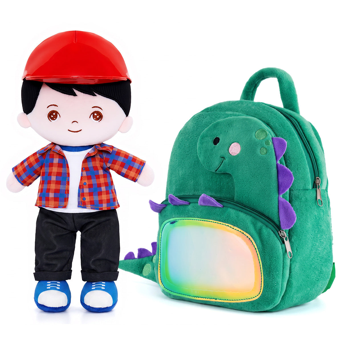 OUOZZZ Personalized Doll + Optional Backpack Bundle