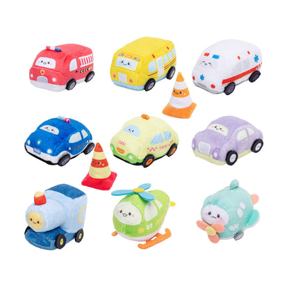 Personalized Baby's First Car Sensory Toy Plush Playset
