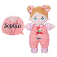 Load image into Gallery viewer, Personalized 25 cm Plush Baby Doll