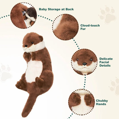Plush Stuffed Animal Family Toy Set -  14 Themes