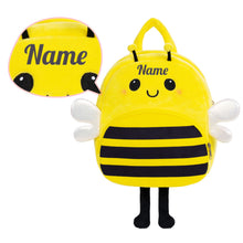 Load image into Gallery viewer, Personalized Deep Skin Tone Plush Nevaeh Yellow Doll + Backpack