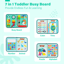 Load image into Gallery viewer, Personalized Toddler Busy Board Montessori Toy - 4 Themes