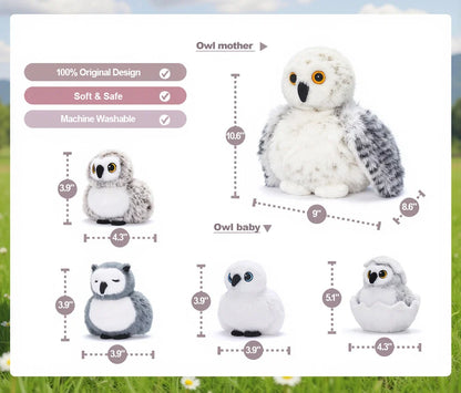 Plush Stuffed Animal Family Toy Set -  14 Themes
