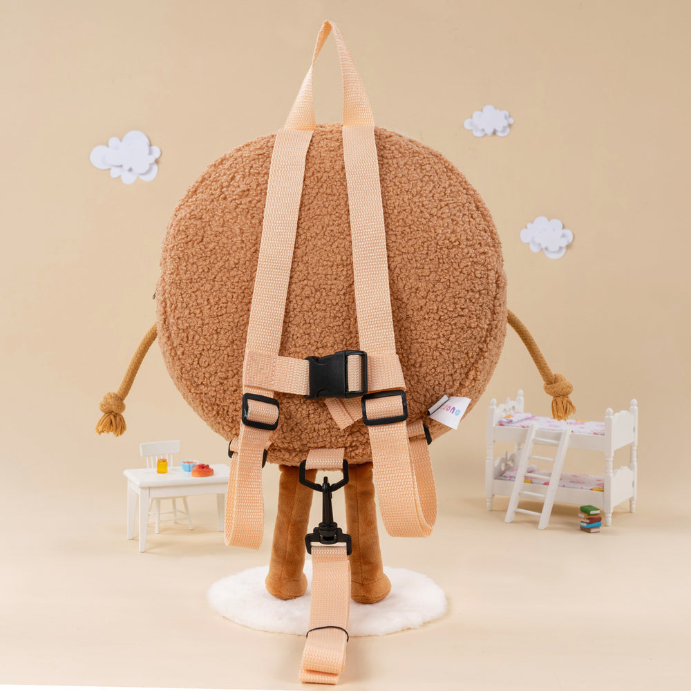 Personalized Cookie Plush Baby Backpack