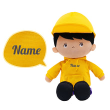 Load image into Gallery viewer, Personalized Brown Skin Tone Hip-hop Plush Boy Doll