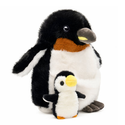 Mother & Baby Penguin Plush Set (2-in-1 Soft Companion)