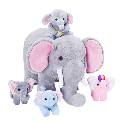 Plush Stuffed Animal Family Toy Set -  11 Themes
