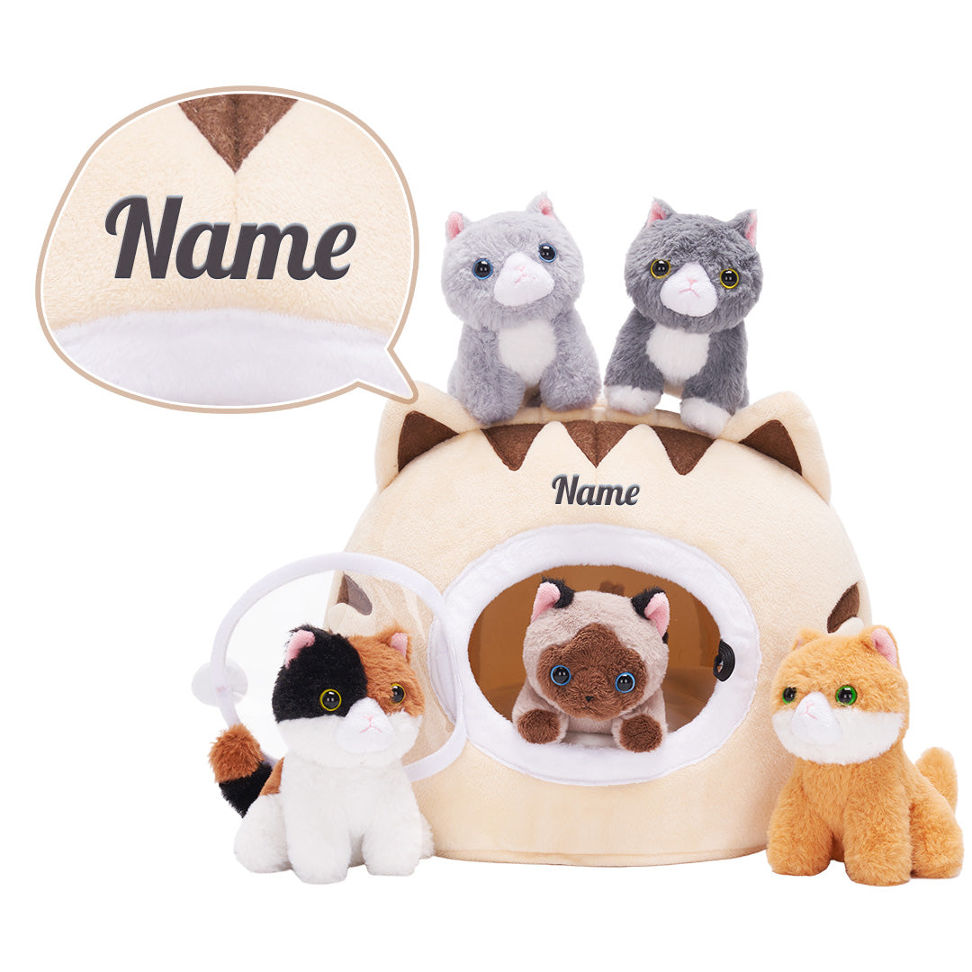 Personalized Plush Playset Sensory Toy Kit - 9 Themes
