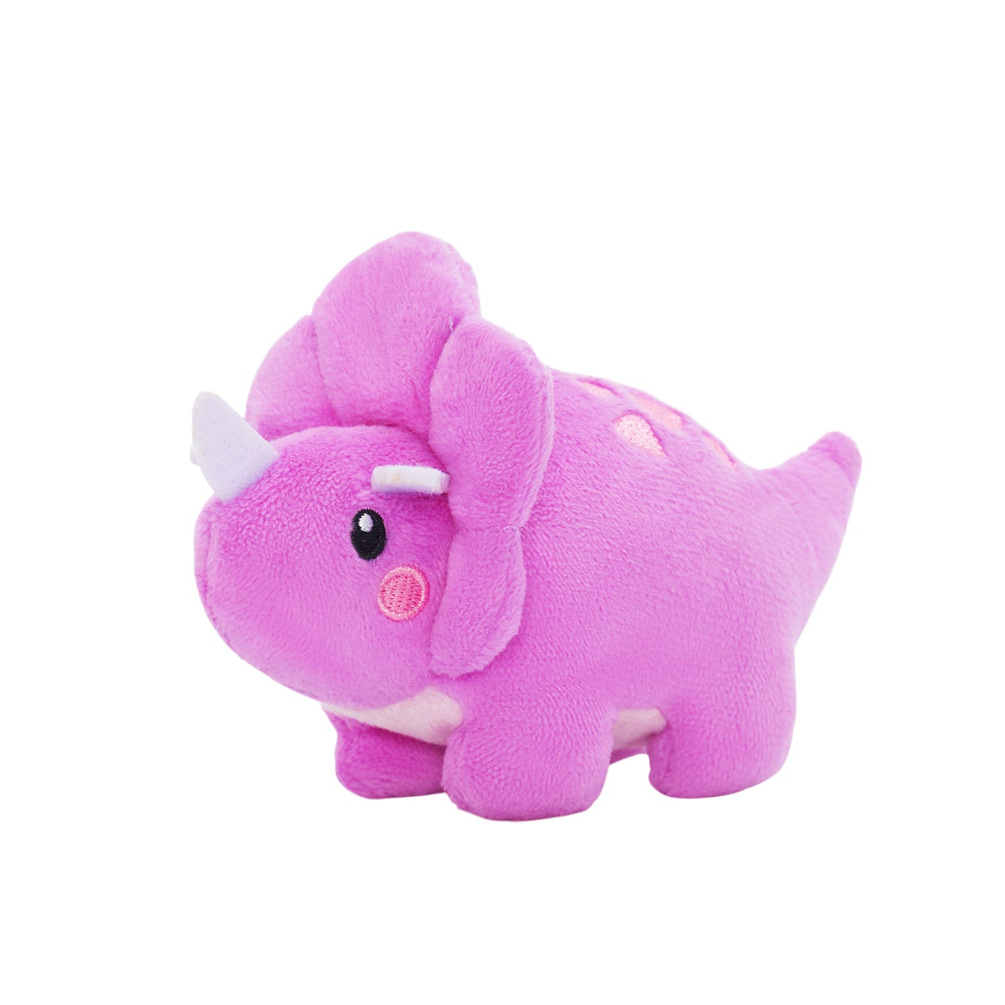 Pink T Rex Dinosaur Plush Toy with Babies, with Crossbody Strap