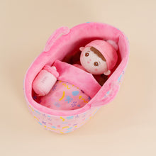 Load image into Gallery viewer, Personalized Plush Mini Baby Braid Girl Doll &amp; Gift Set