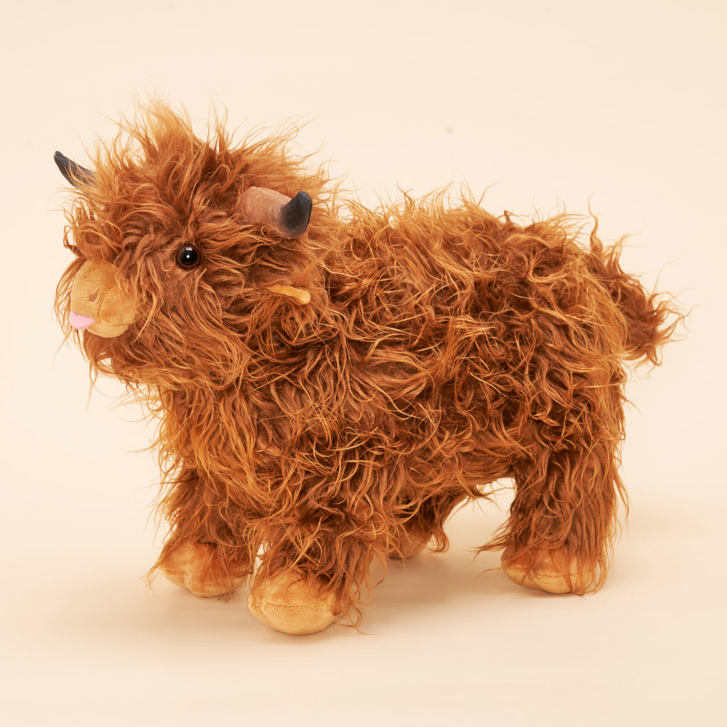 Scottish Highland Cow Cattle Plush Stuffed Animal 39cm