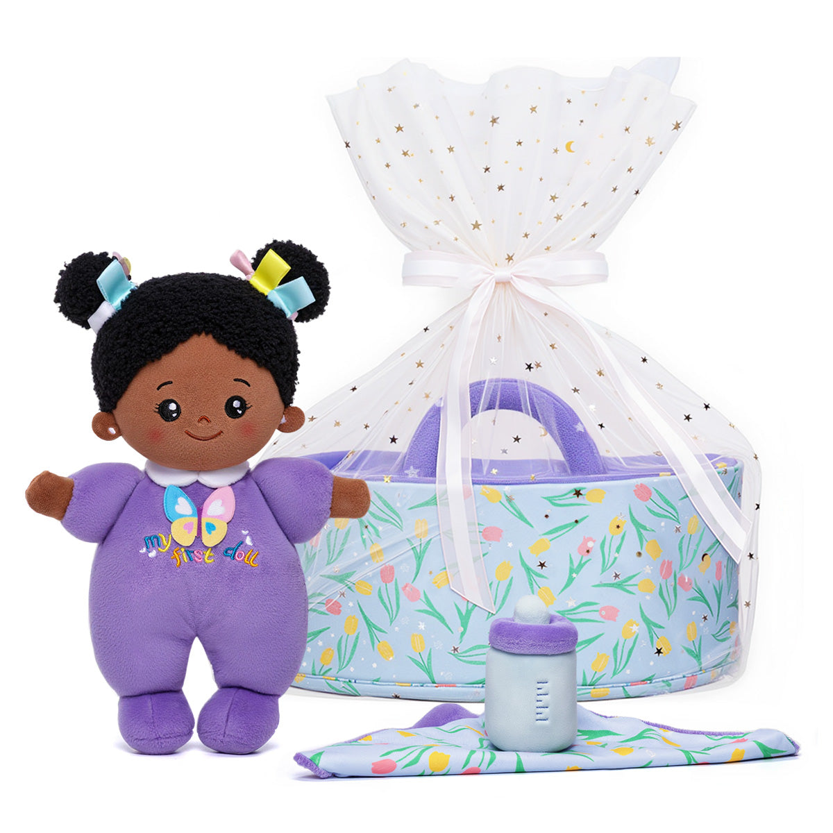 Name Personalized Bassinet Baby Doll Gift Pack