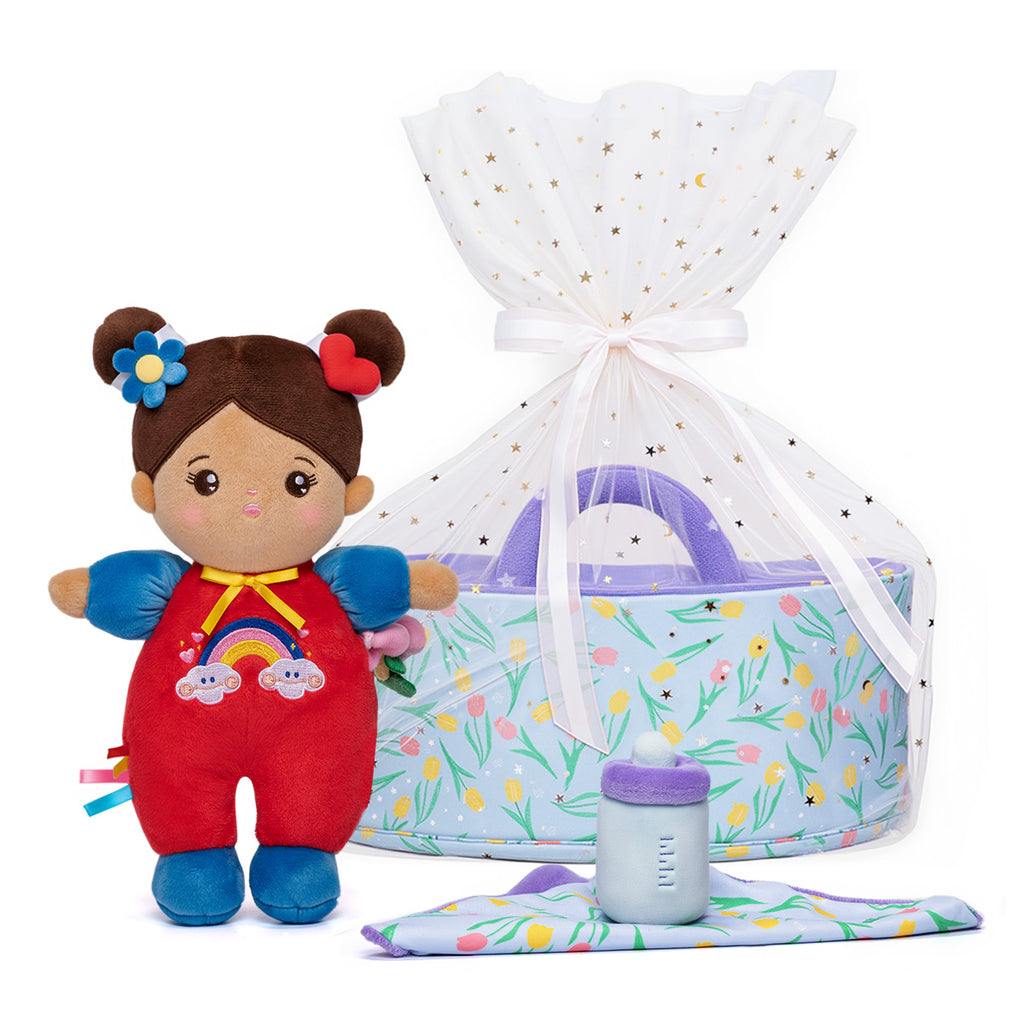 Name Personalized Bassinet Baby Doll Gift Pack