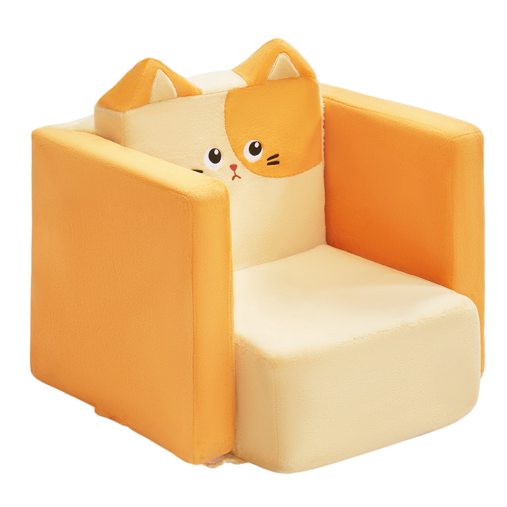 2 in 1 Cute Animal Cat Children Sofa