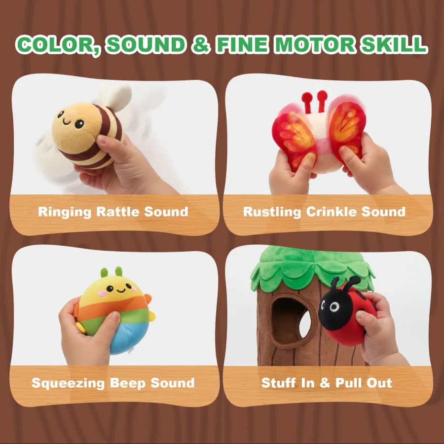 Personalized Plush Playset Sensory Toy Kit - 9 Themes