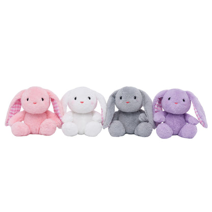 Rabbit Family with 4 Babies Plush Playset Animals Stuffed Gift Set for Toddler