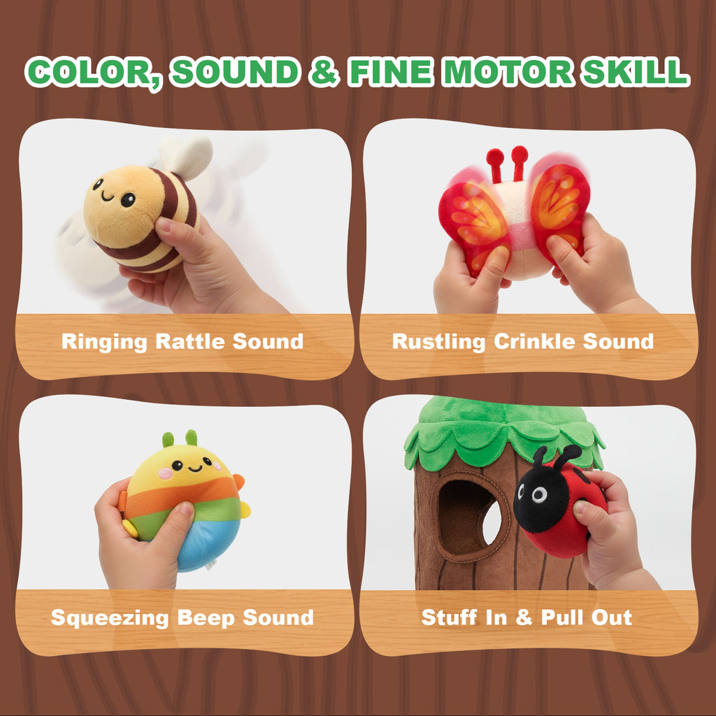 My First Treehouse Playset | Soft Sensory Toy for Babies 6M+