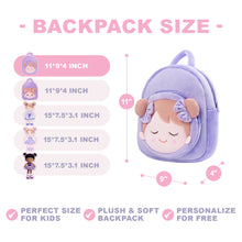 Load image into Gallery viewer, Personalized Iris Halloween Girl Doll + Backpack