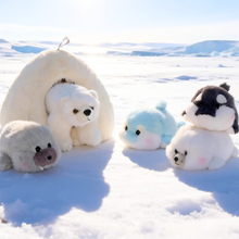 Load image into Gallery viewer, Arctic Igloo Plush Toy Set