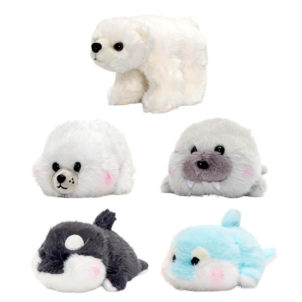 Arctic Igloo Plush Toy Set