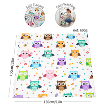 Load image into Gallery viewer, Owl Plush Stuffed Animal with 4 Babies-With rotatable head