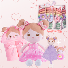 Load image into Gallery viewer, Personalized Doll and Blanket Bundle for Baby