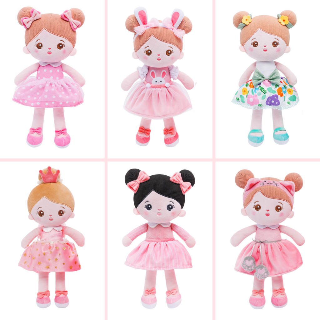 Personalized 13 Inch Girl Plush Doll