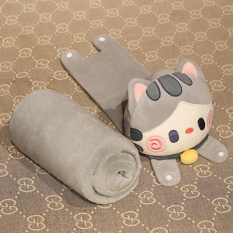Personalized Plush Cat Nest Toy Set with 5 Stuffed Kittens