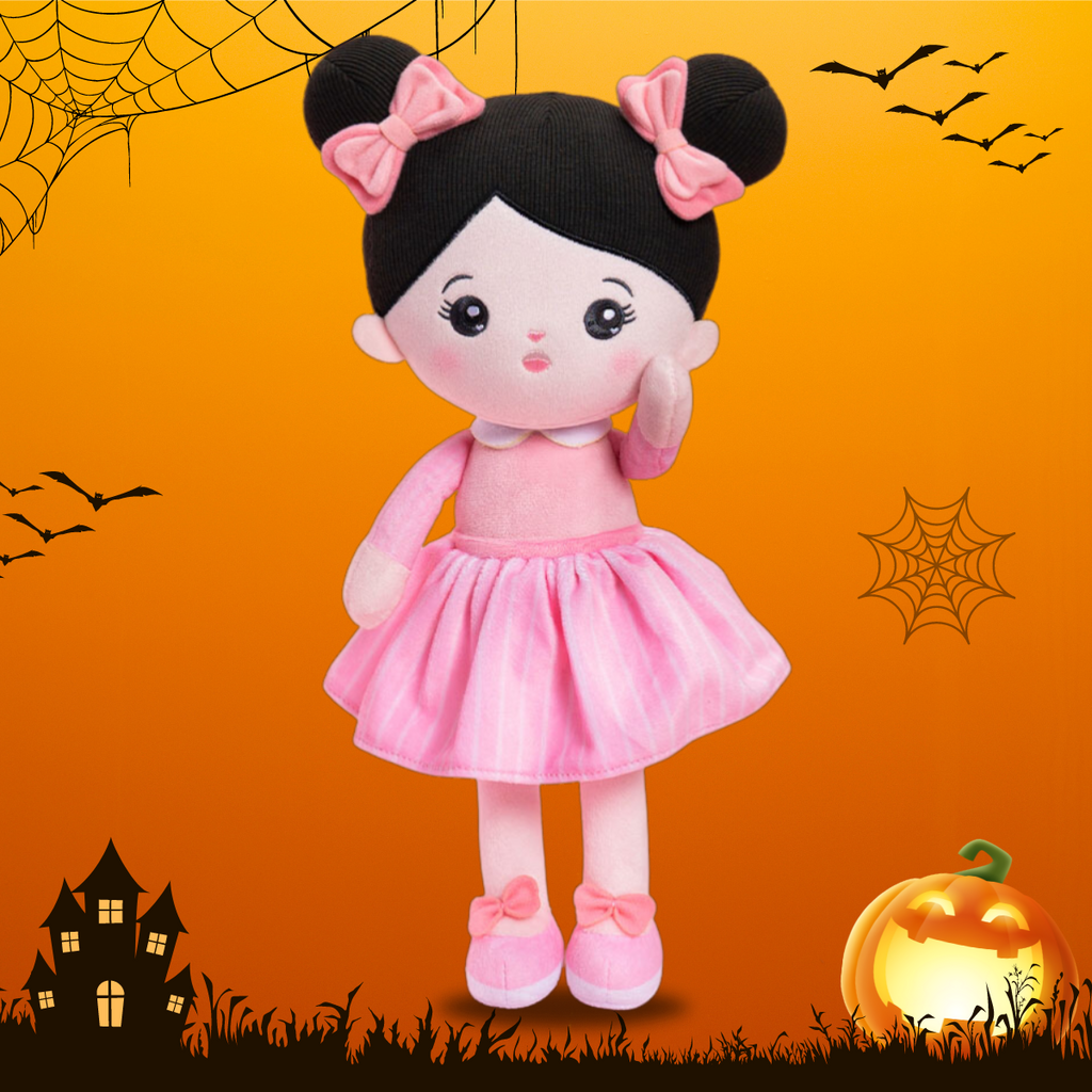 Halloween Limited Gift Set - Personalized Doll and Basket Bundle