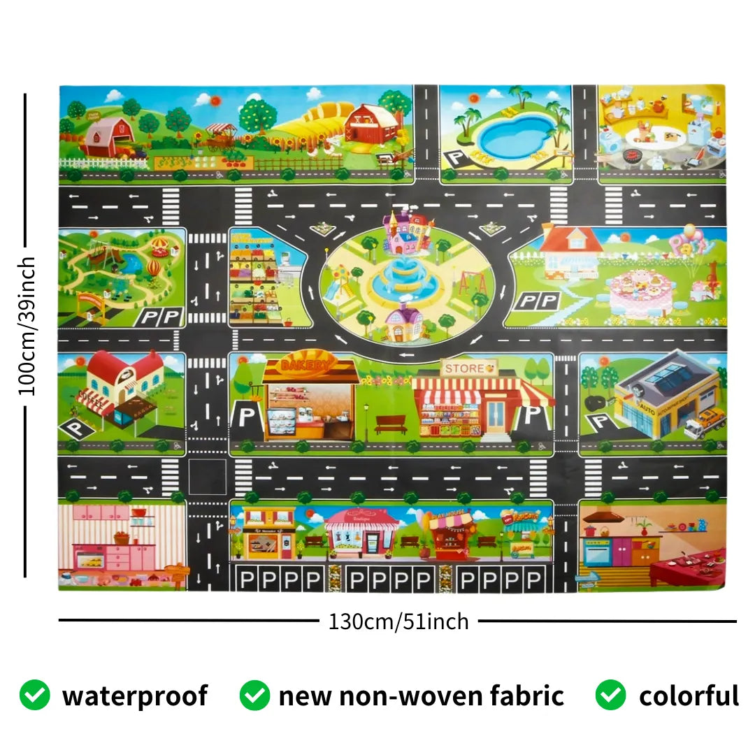 Personalised Plush Double Decker Truck Trailer Sensory Toy Set