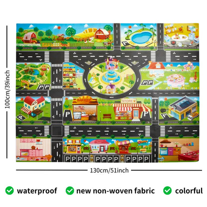 Personalised Plush Double Decker Truck Trailer Sensory Toy Set