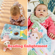 Load image into Gallery viewer, Personalized Activity Crinkle Cloth Book Sensory Toy for 0-3 Years