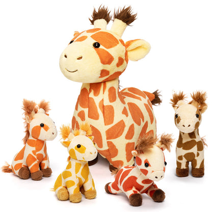 Plush Stuffed Animal Family Toy Set -  11 Themes