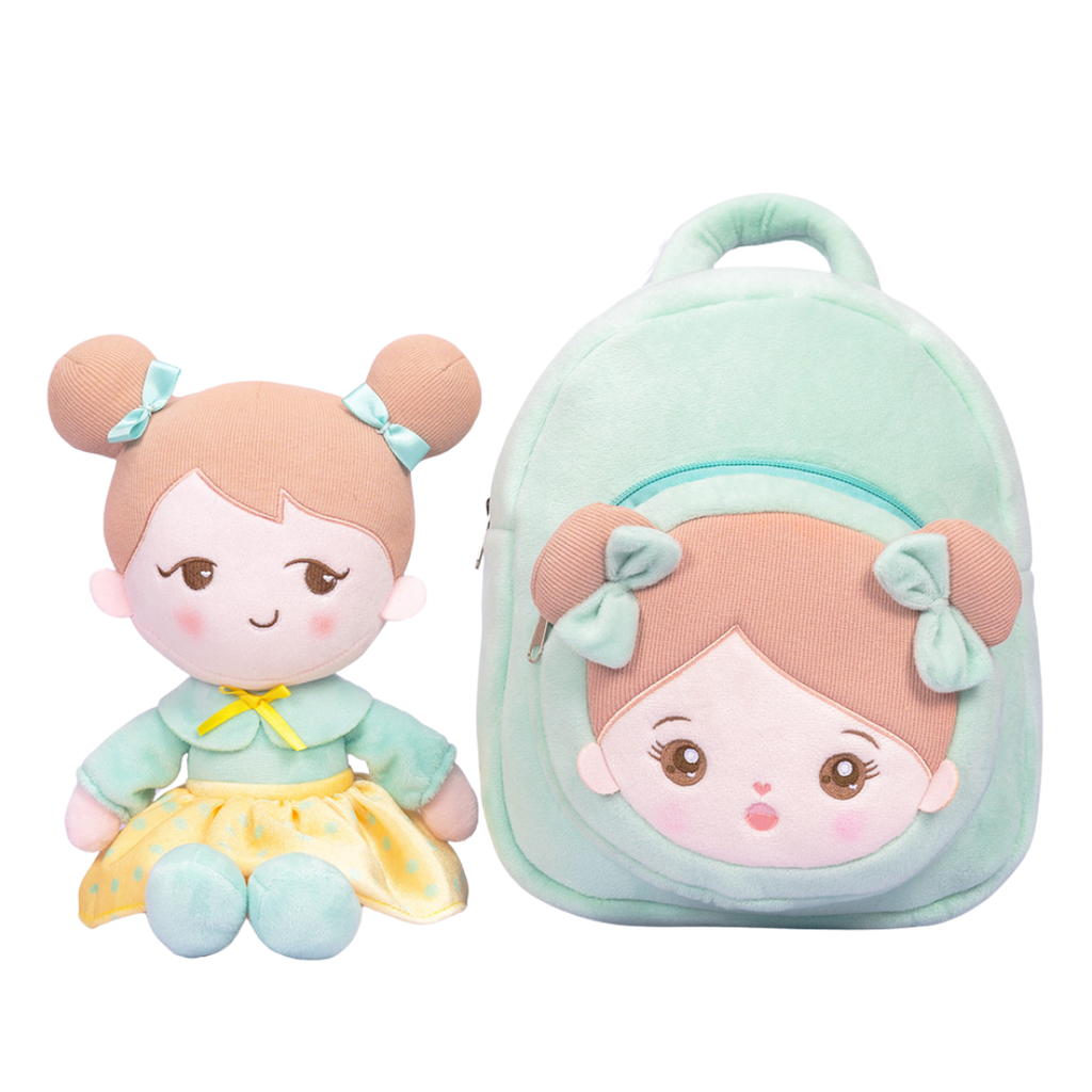 OUOZZZ Personalized Doll + Optional Backpack Bundle