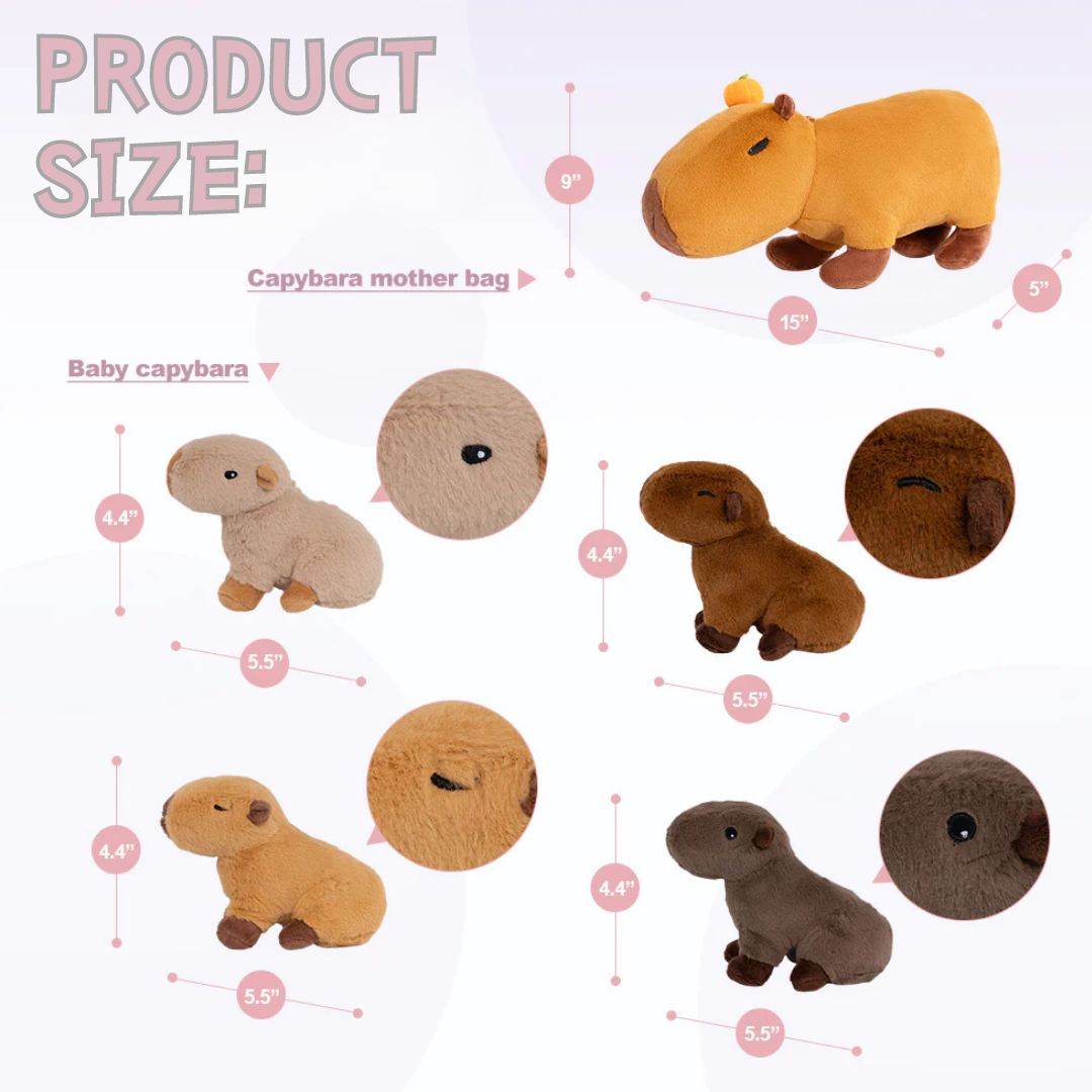 Plush Stuffed Animal Family Toy Set -  11 Themes