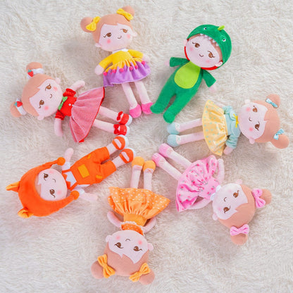 OUOZZZ Personalized Playful Becky Girl Plush Doll - 7 Color